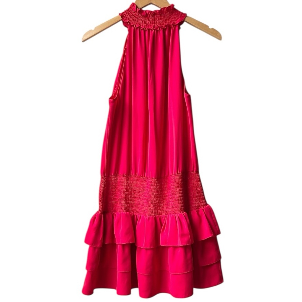 Amanda Uprichard Lipstick Res Halter Neck Sorella Mini Dress Sz M - Picture 8 of 14